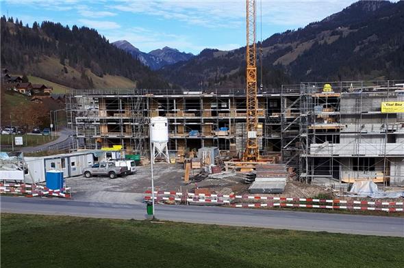 Das Bauprojekt Spitalmatte am 23. November 2020.