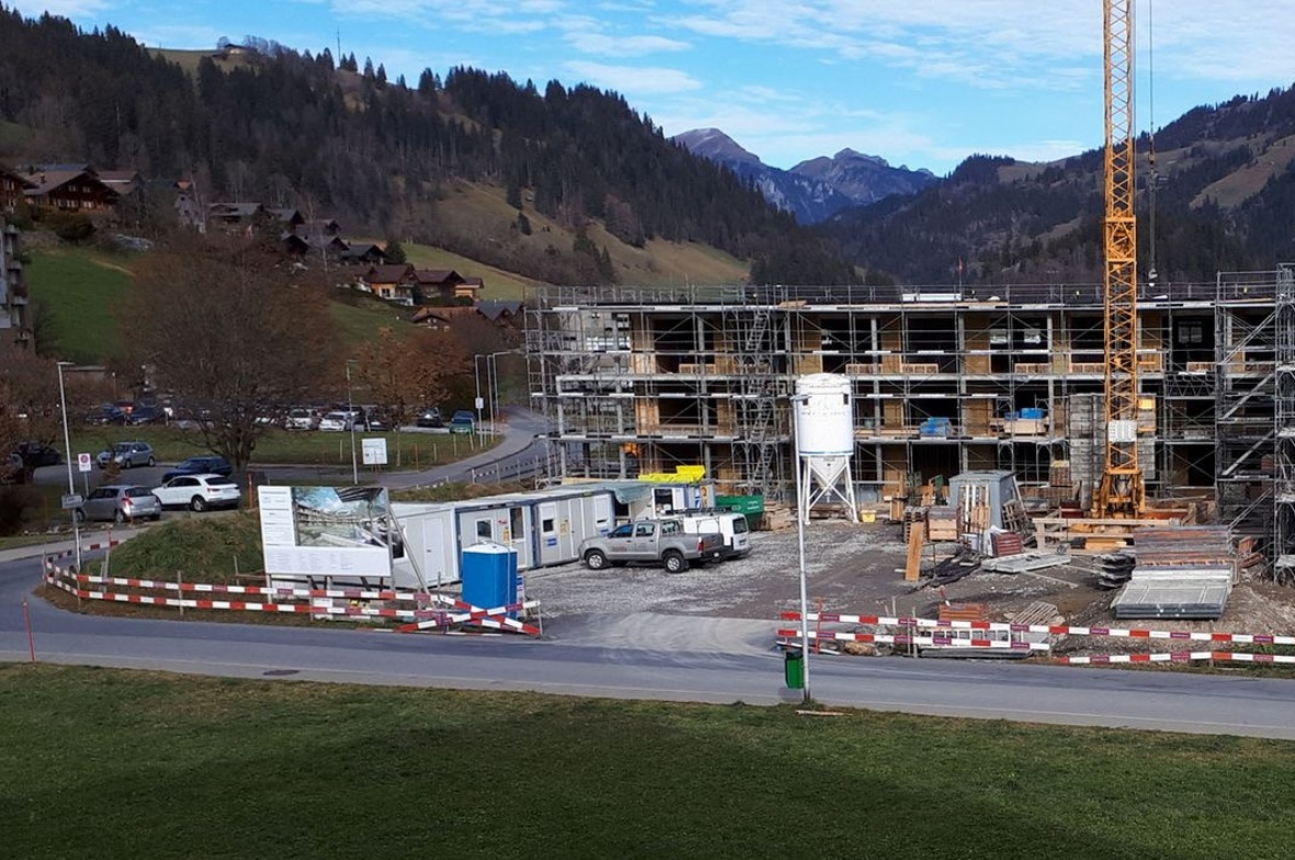 Das Bauprojekt Spitalmatte am 23. November 2020.