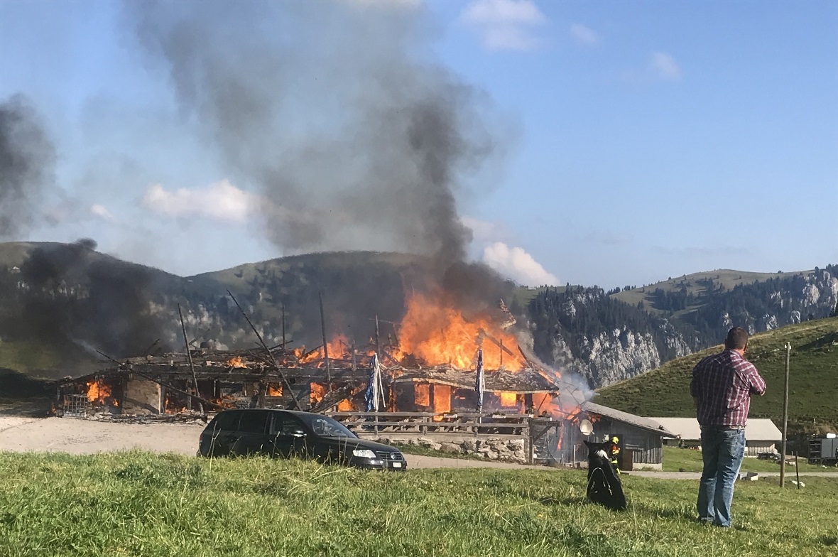 Das Bergrestaurant Seeberg zuoberst im Diemtigtal konnte trotz sofortiger Alarmi...