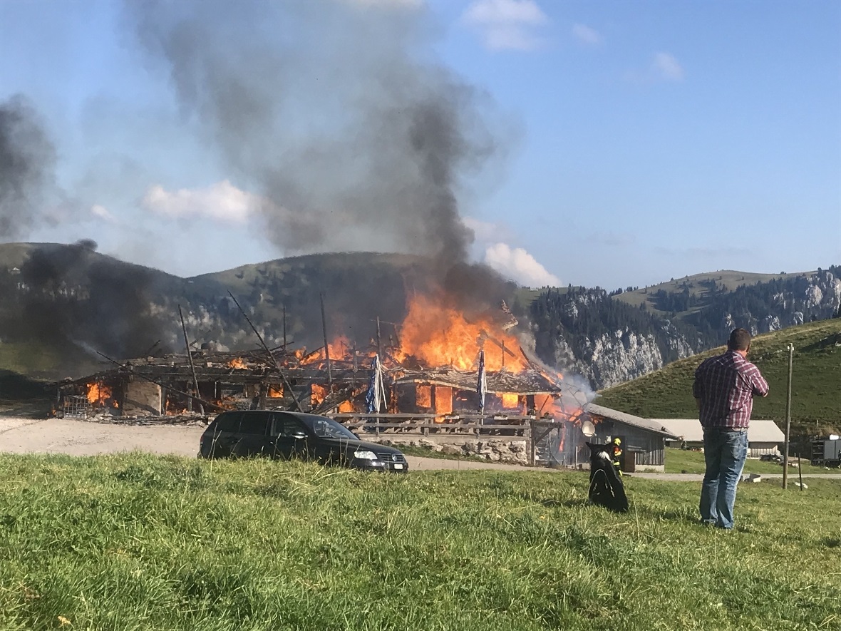 Das Bergrestaurant Seeberg zuoberst im Diemtigtal konnte trotz sofortiger Alarmi...