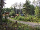 Das Blockhaus der Familie Indermühle, 10 Meilen ausserhalb Nenana.
