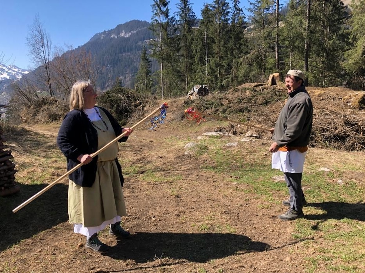 Das Co-Präsidium im Turnier Claudia und Fredy Gautschi.