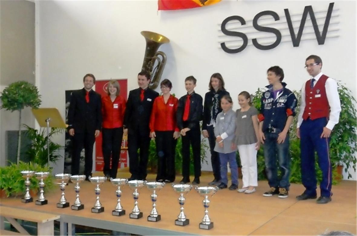 Das Feld der Finalistinnen und Finalisten am 7. Saaner Solo-Wettbewerb