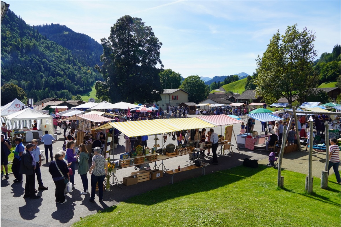 Das Festgelände in Reidenbach.