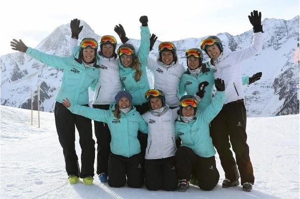 Das Frauen-Demoteam Lenk wurde Schweizermeister im Lötschental.