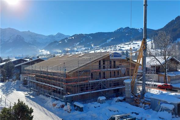 Das Gebäude steht und mit dem Innenausbau wird im Januar begonnen.