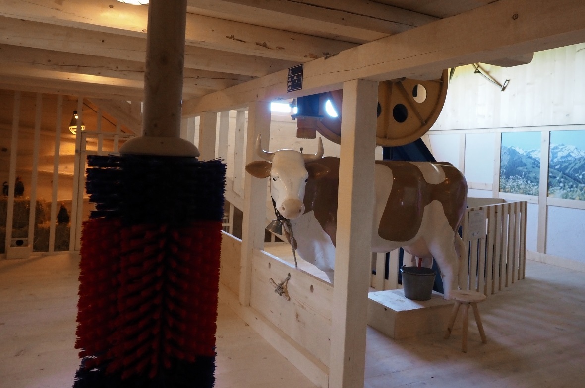 Das Indoor-Erlebnis «Olgas Kuhstall» auf dem Rinderberg, Zweisimmen.