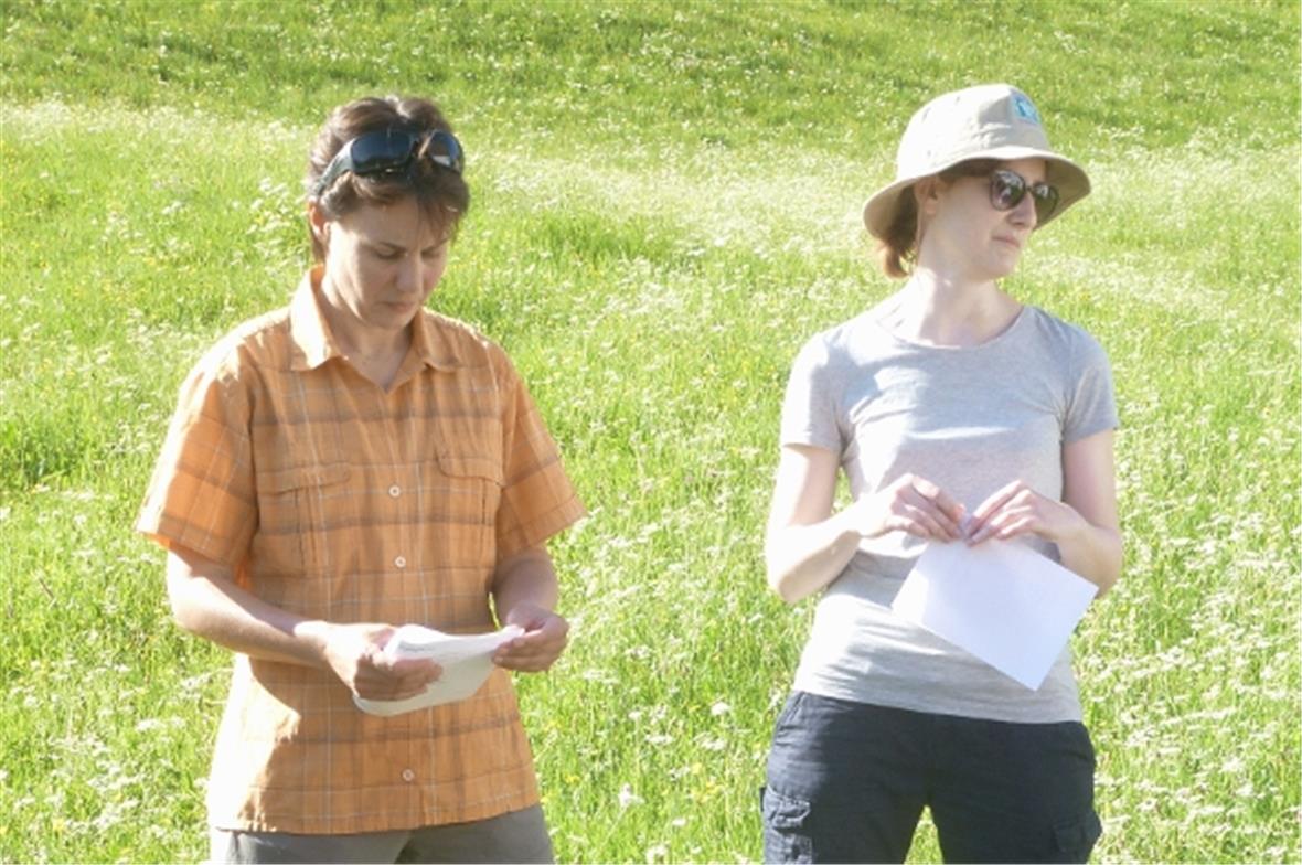 Das Leiterteam Gaby Speck und Sophie Ryser