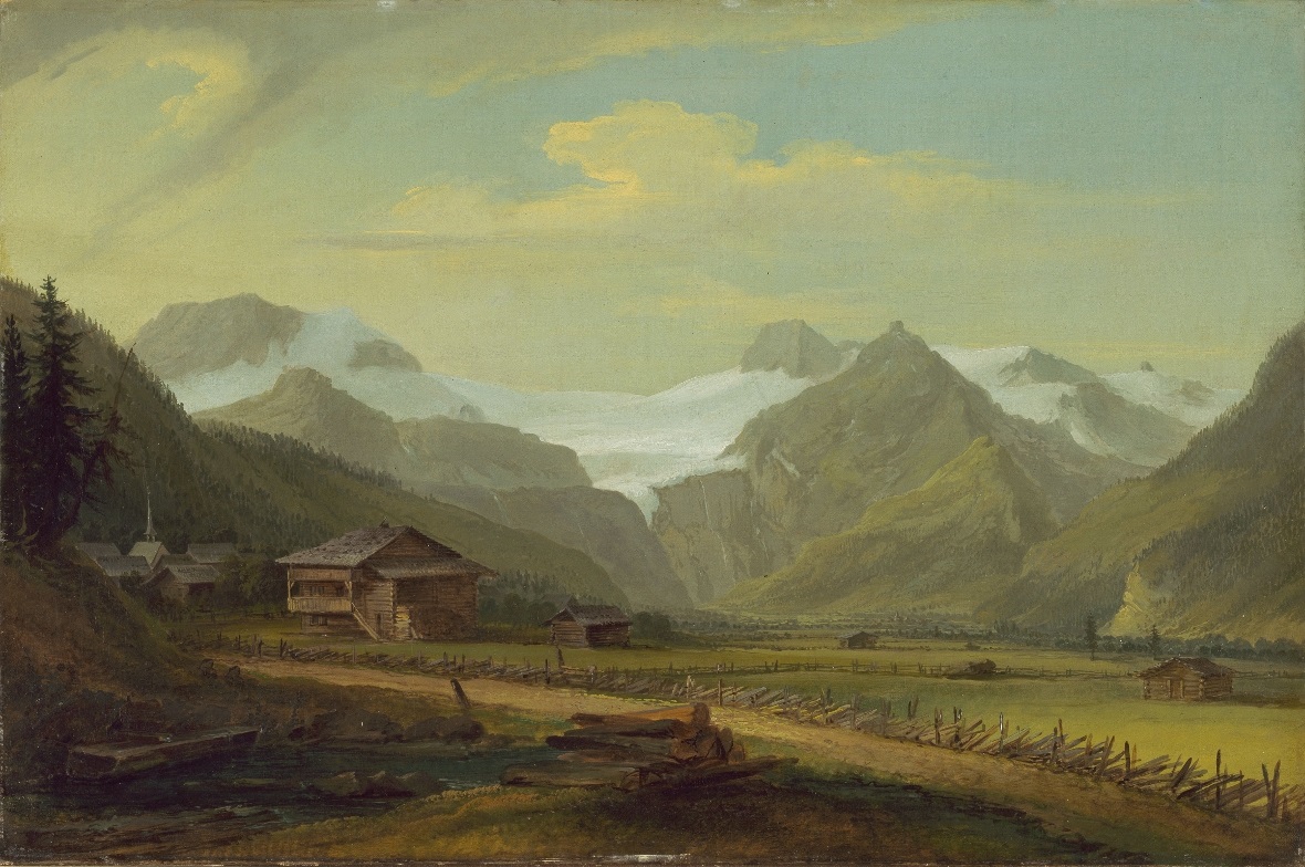 Das Ölbild «Blick in die Lenk mit Wildstrubel und Rätzligletscher» 1776 von Caspar Wolf aus der Sammlung vom Kunstmuseum verdient ein Simmentaler Ja für gute neue Lager- und Ausstellungsräume.