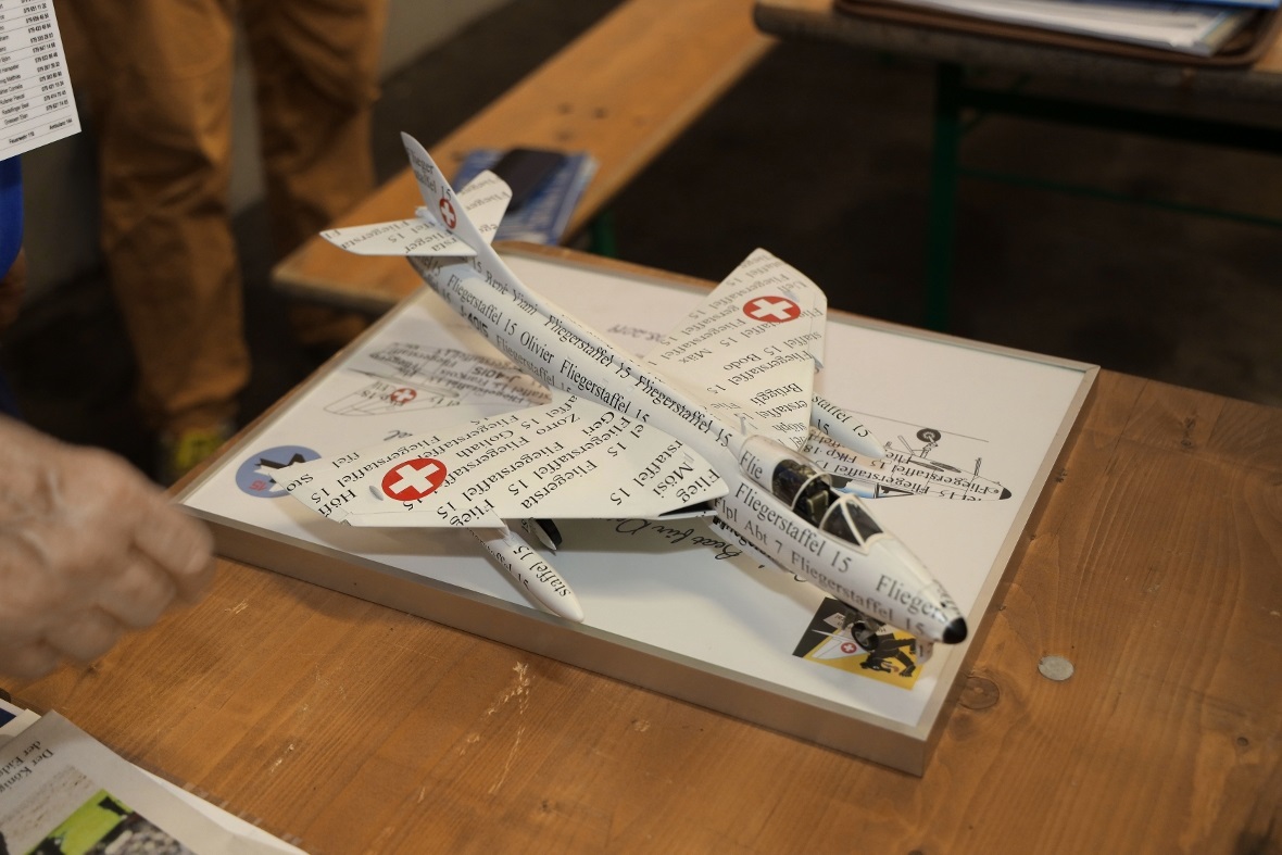 Das Papyrus Model auf der Masszeichnung