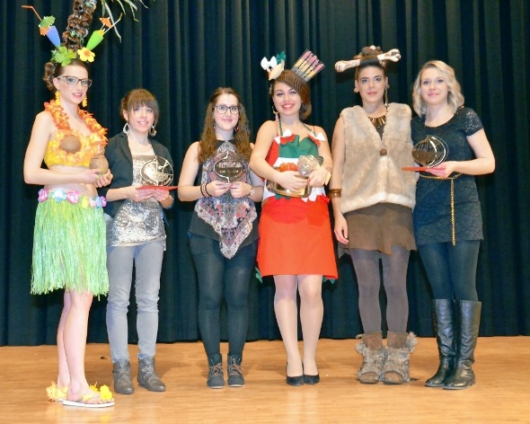 Das Podest der Fantasiefrisur.