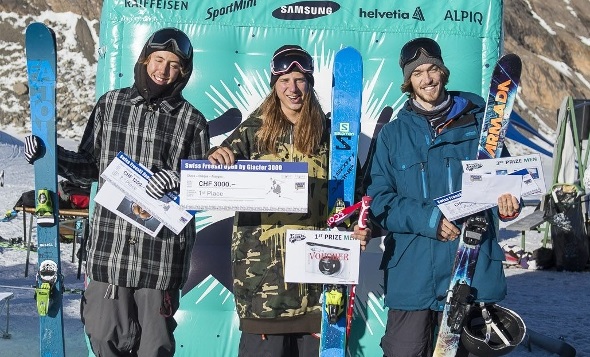 Das Podium bei den Männern.
