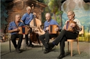 Das Schwyzerörgeliquartett Räbloch, Ernst Grossenbacher ganz rechts.