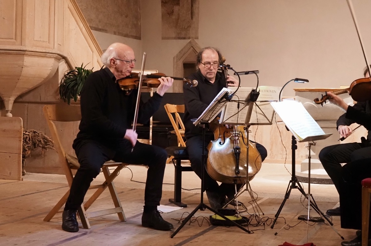 Das Segantini Quartett spielte voller Virtuosität und begeisterte mit den Werken...