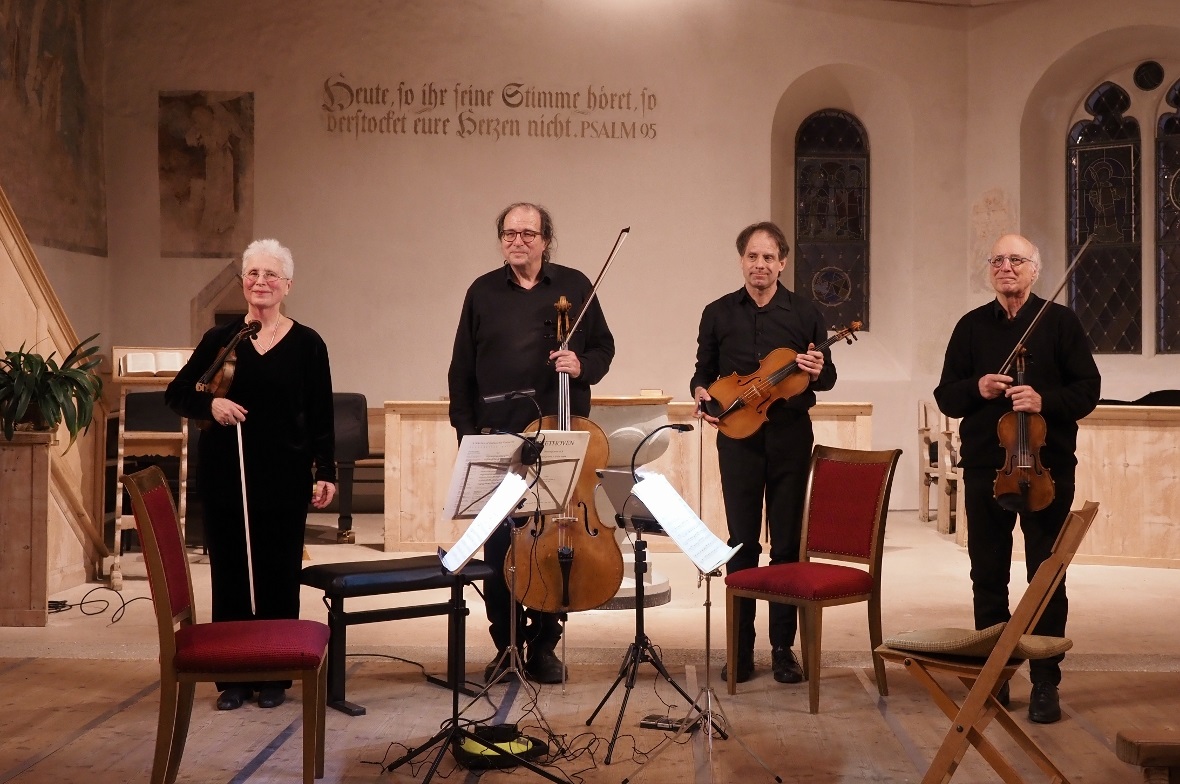 Das Segantini Quartett spielte voller Virtuosität und begeisterte mit den Werken...