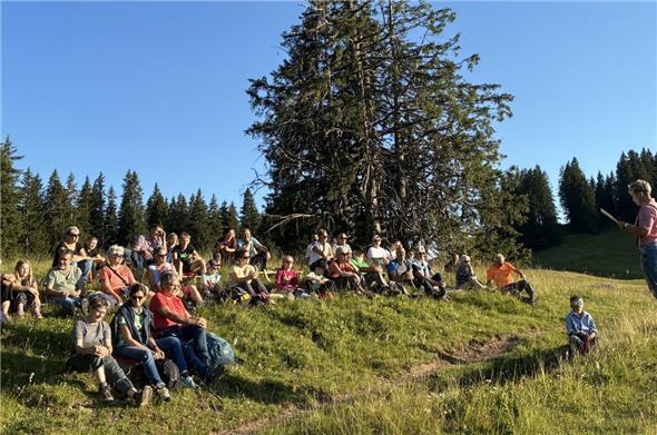 Das Sparenmoos sorgte mit magischem Wetter dazu, dass die Sagenwanderung noch besser als perfekt gewesen ist.