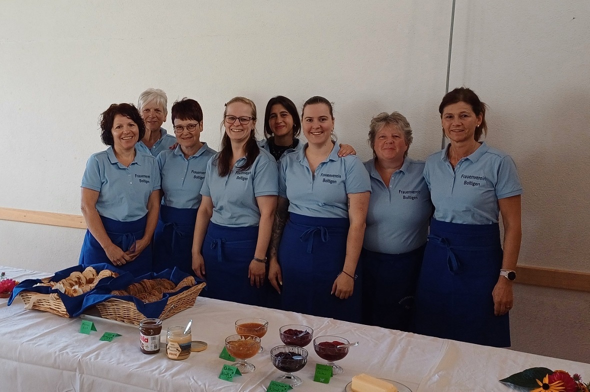Bettagszmorge in Reidenbach Das Team vom Frauenverein Boltigen organisierte ein gelungener Bettagszmorge.