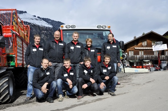 Das Team von Walter Ziörjen, es fehlt Niklaus Christeler.