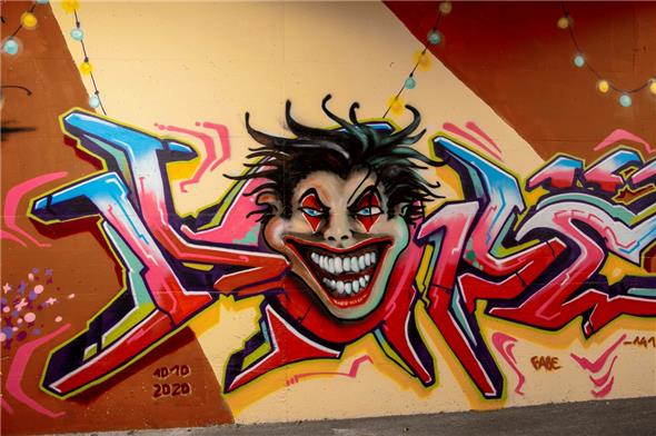 Das Thema Zirkus ist nun in der Unterführung zu sehen.