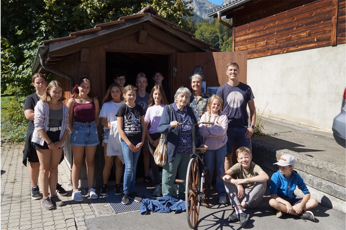 Das Velomuseum in Reidenbach macht Geschichte erlebbar. Von links nach rechts: I...