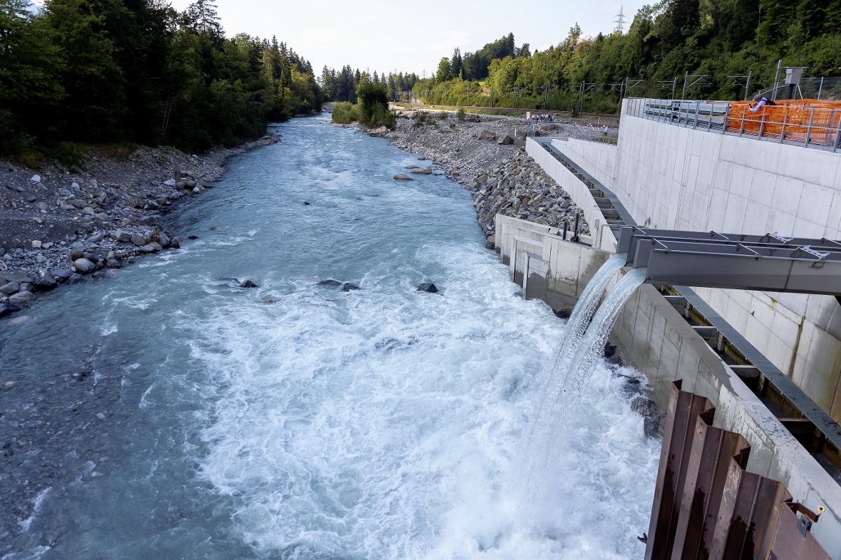 Das Wasserkraftwerk Augand liefert nun Strom für 7700 Haushalte.