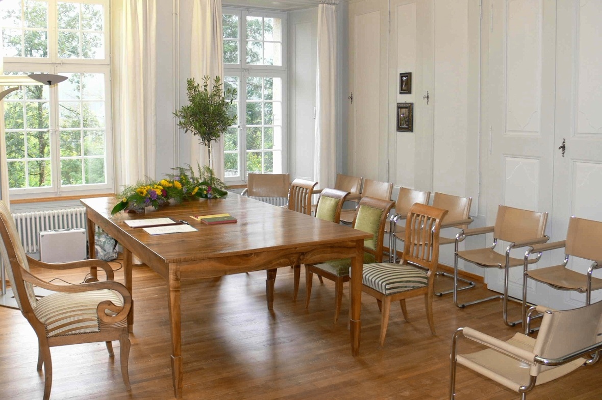 Das Zeremonielokal im Schloss Blankenburg.