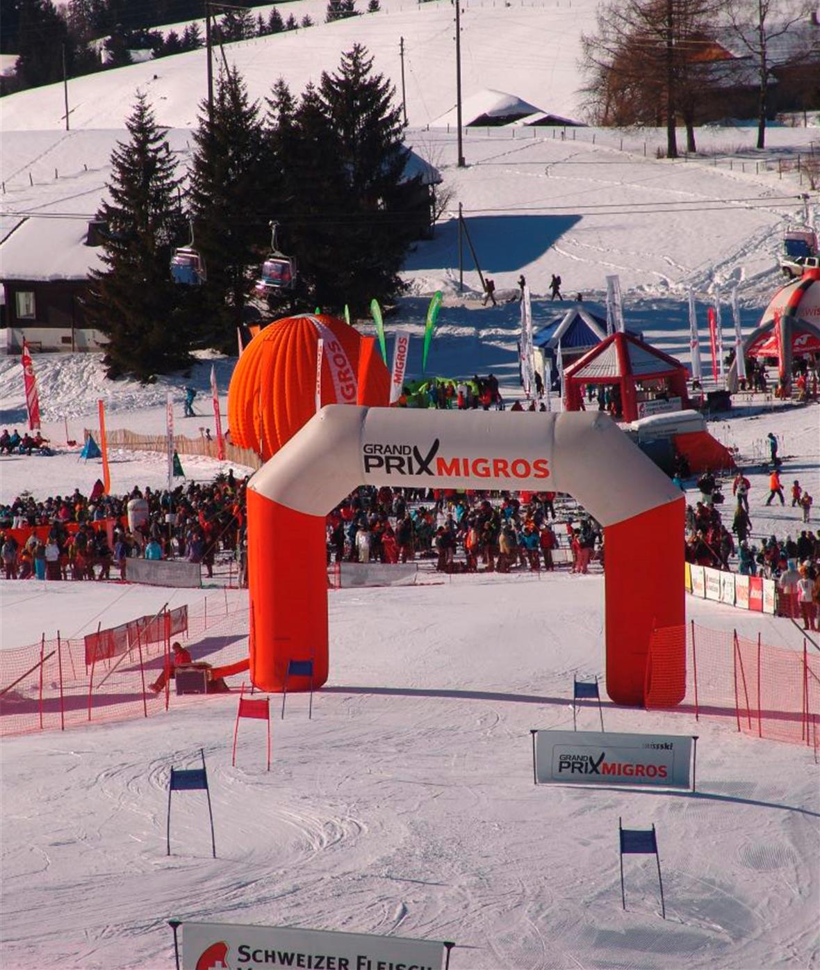 Das Zielgelände in Schönried.