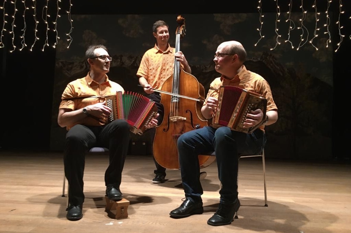 Das altbekannte Schwyzerörgeliquartett Abebärg.