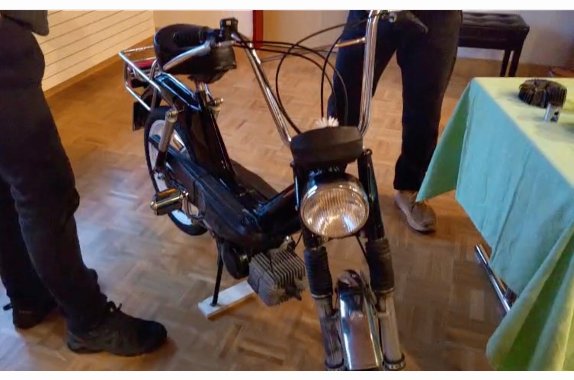 Das fast neue Töffli von Andy Bieri.