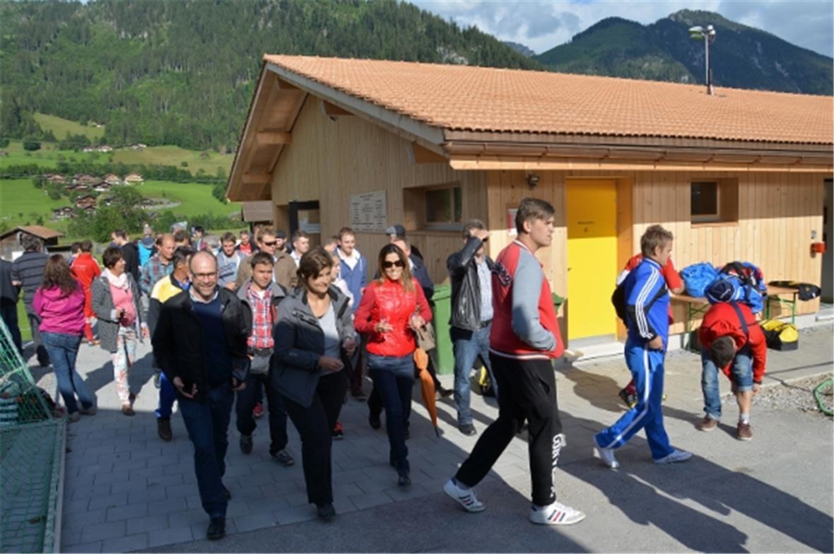 Das neue Klubhaus ist fertig.