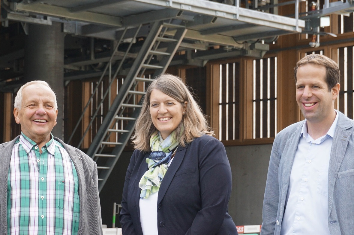 Das neue Verwaltungsratsmitglied Monika Bandi Tanner mit Verwaltungsratspräsiden...