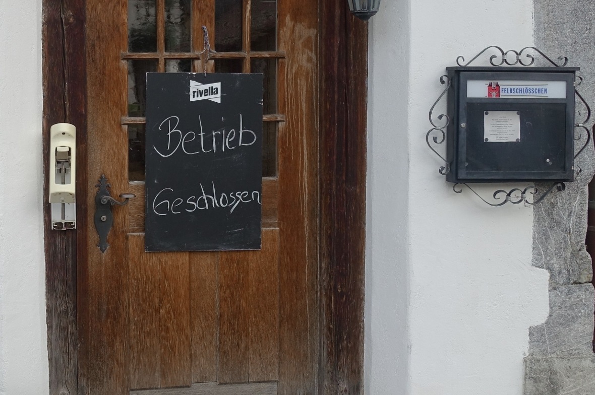 Definitiv geschlossen: Statt Speis und Trank übernimmt die Heilpädagogische Schule die Räumlichkeiten.
