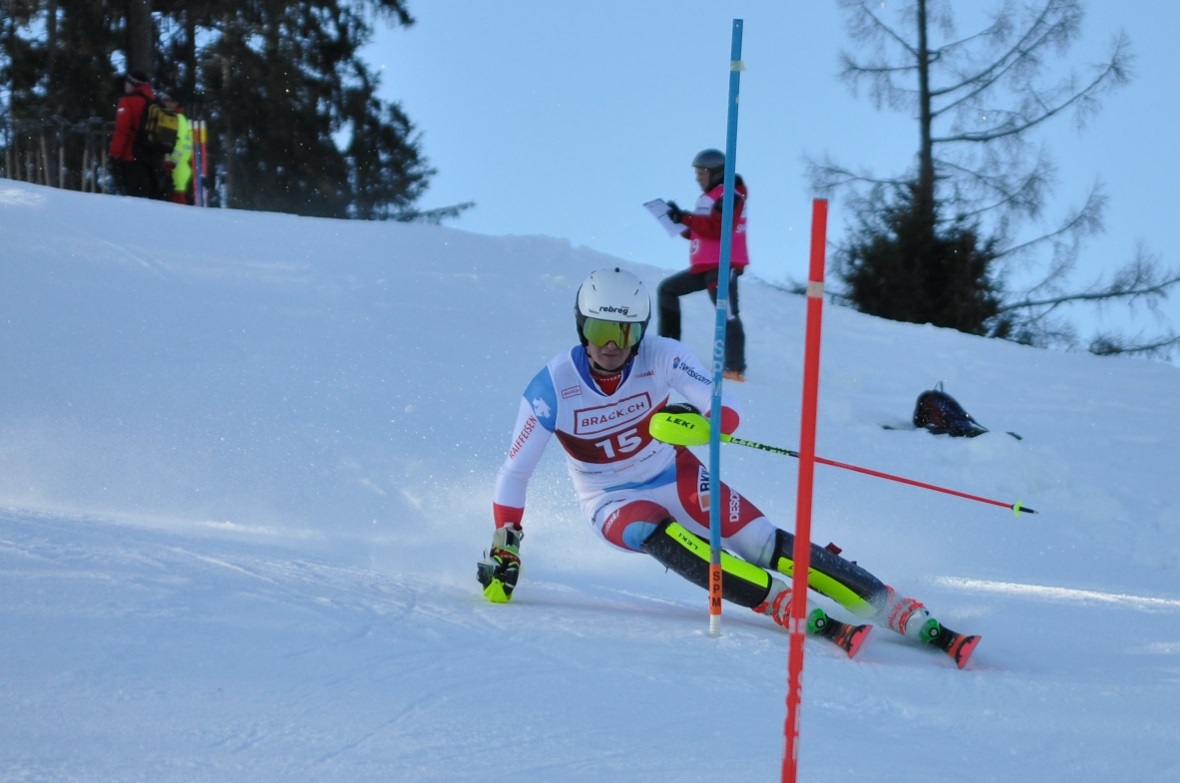 Delio Kunz aus dem Diemtigtal erreichte am Rennmittwoch den sehr guten 6. Rang.