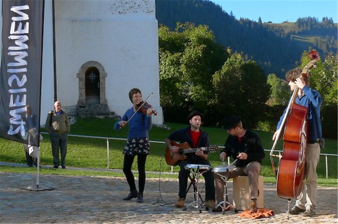 Den musikalischen Auftakt der Kulturnacht machte Zweisimmen-Jazz mit den vier St...