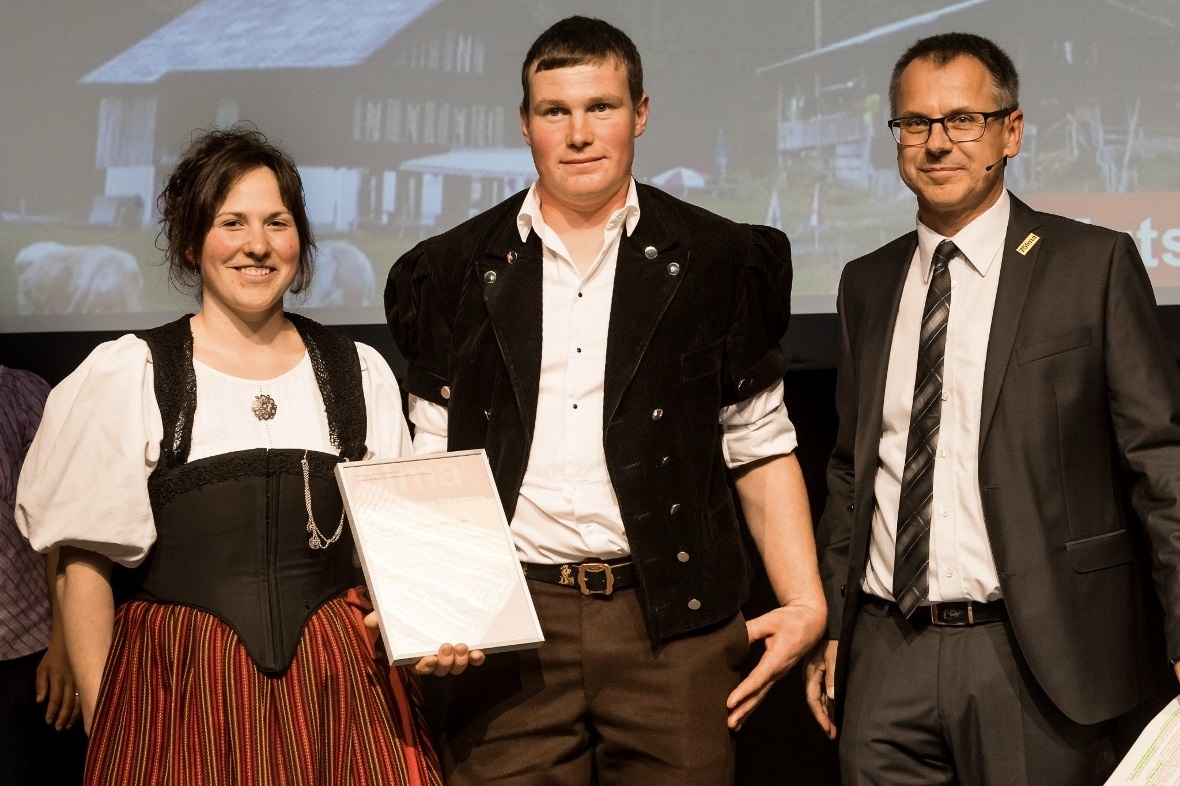 Der 2. Rang in der Kategorie Mutschli, ging an die Alp Staldenweid-Siebenbrunnen...