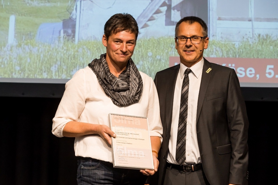 Der 5. Rang in der Kategorie Berner Alpkäse AOP, Jg. 2016, ging an die Alp Hösel...