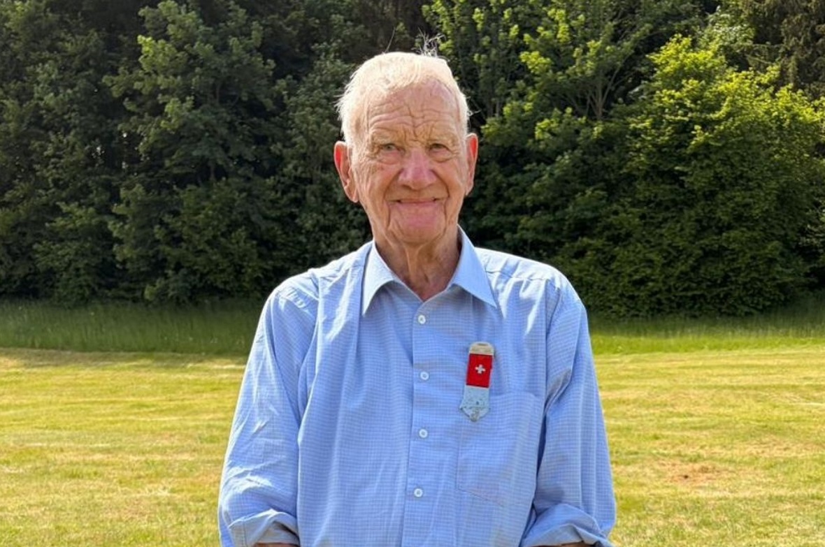 Der 97-jährige Schütze Ernst Kneubühl.