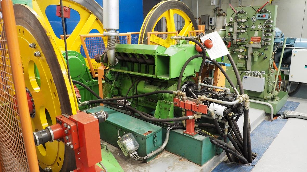 Der Antrieb der «alten» Bahn…