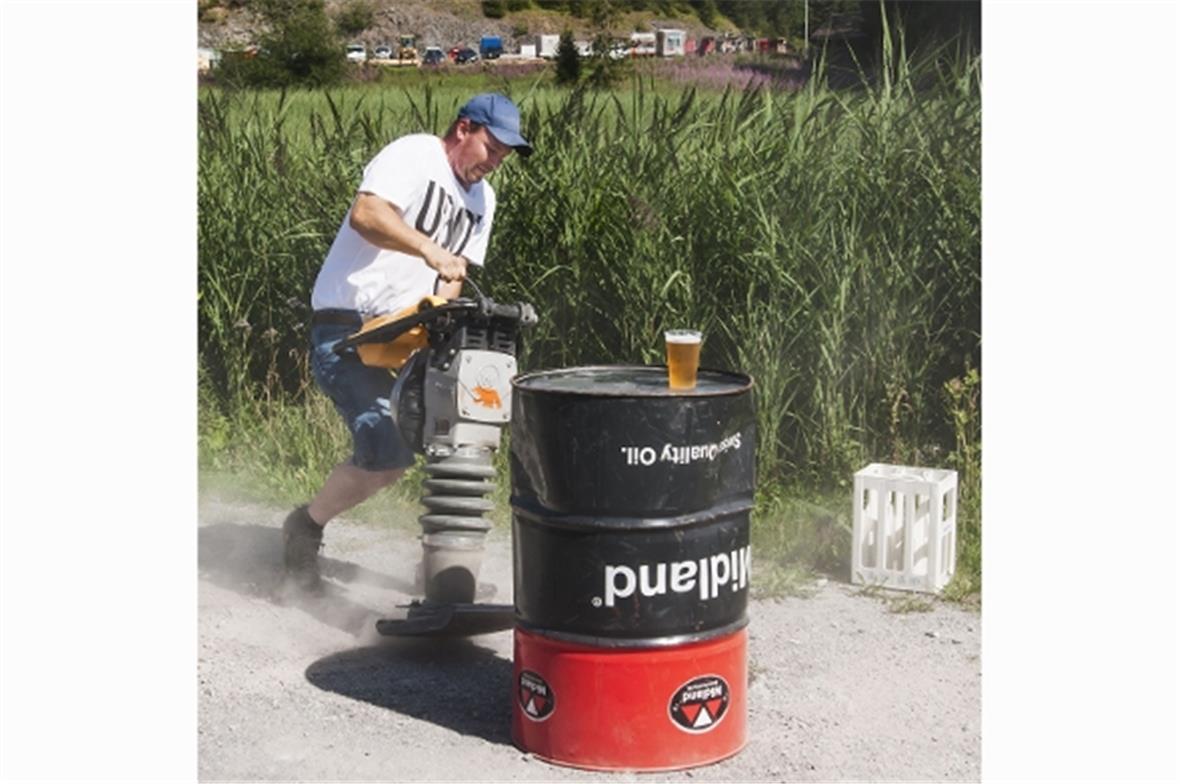 Der Boltiger Stefan Gfeller auf seinem Weg zum Grabenstampfer-Rennen-Triumph.