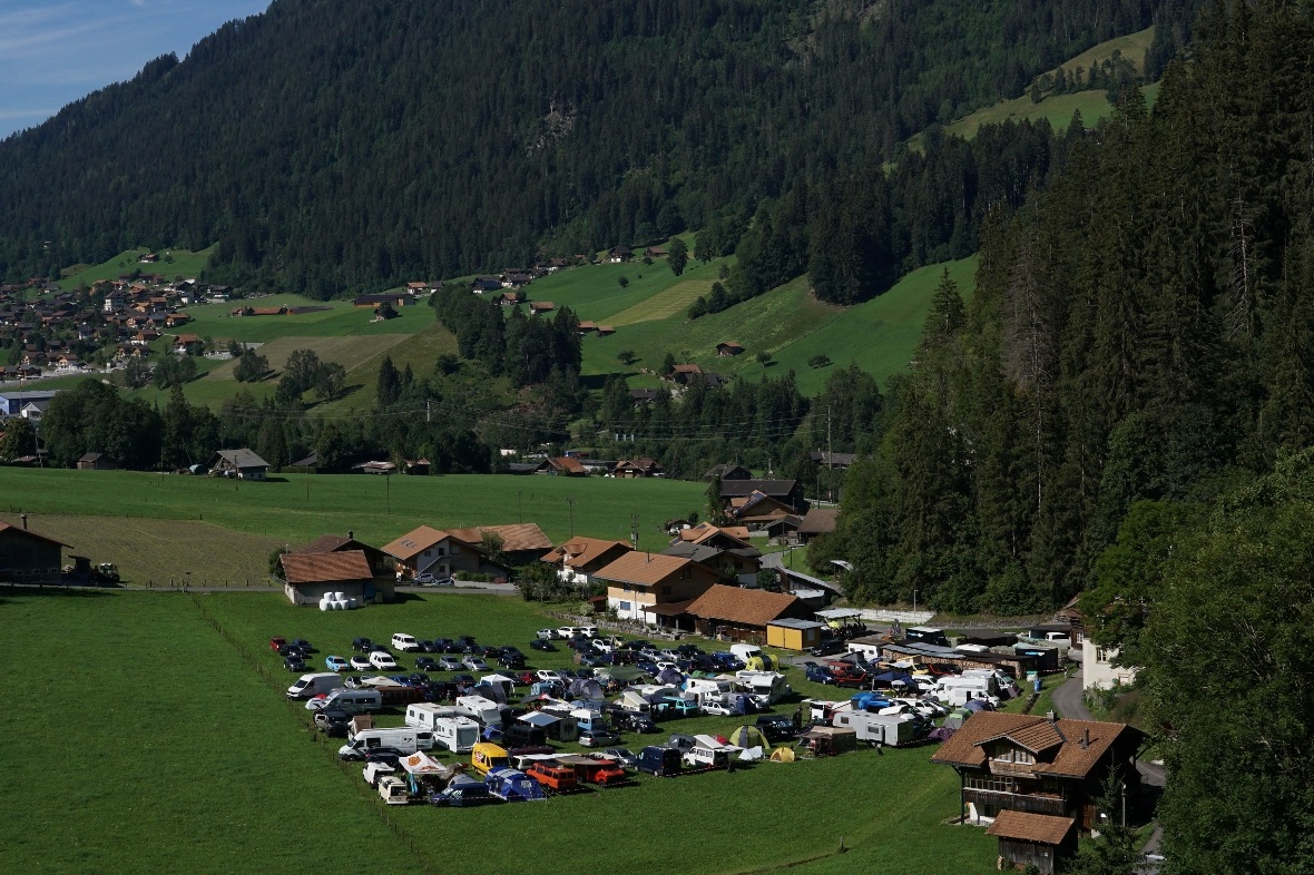 Der Camping-Platz am Schulhaus war so gut gefüllt, wie noch nie zuvor