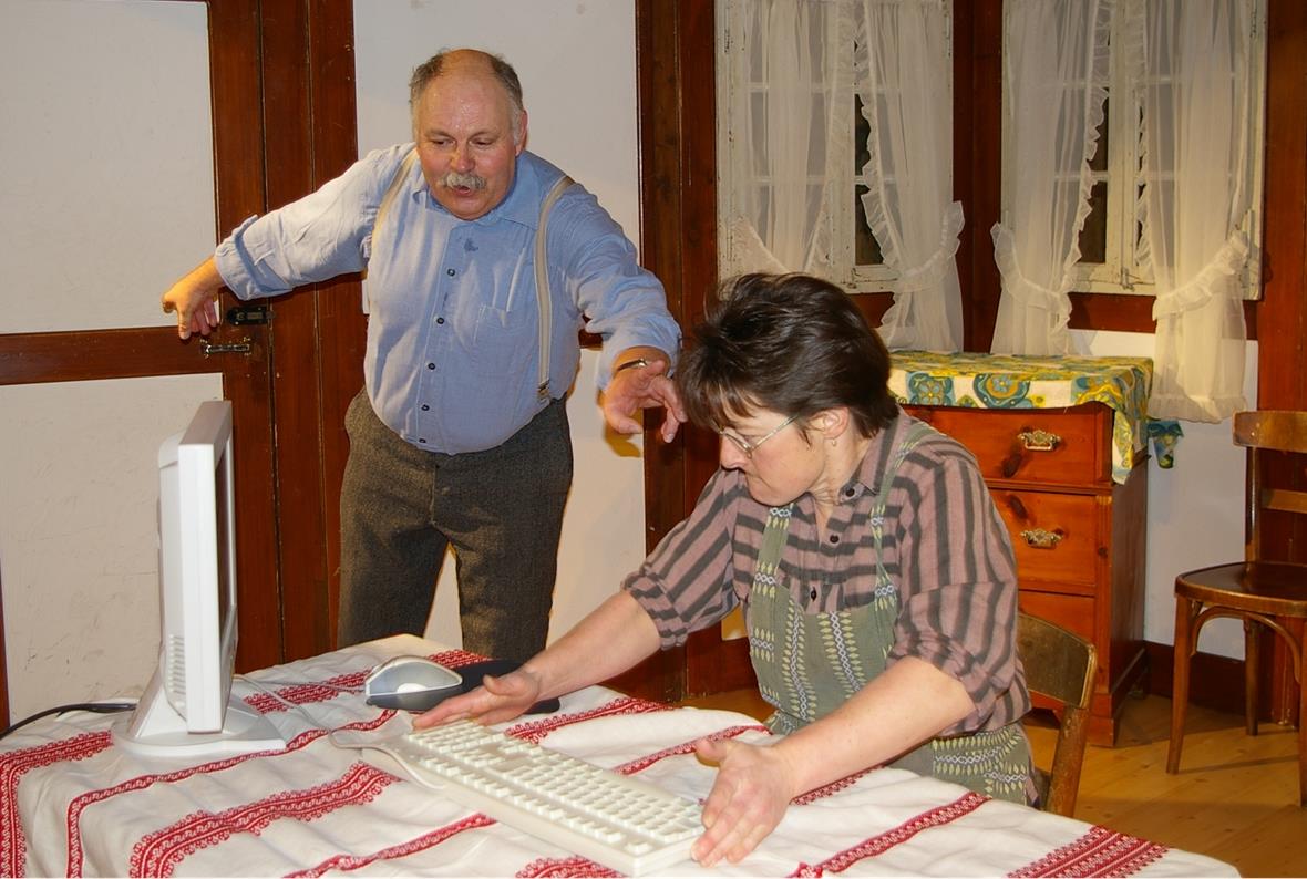 Der Computermord ist in vollem Gang und Jöggu und Babet in ihrem Element.