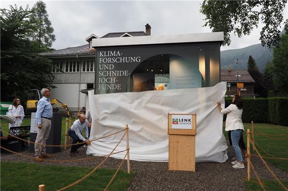 Der «Cube» wurde am 1. August feierlich mit einem Apéro eröffnet.