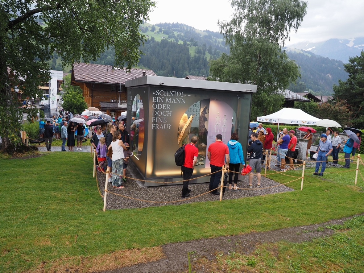 Der «Cube» wurde am 1. August feierlich mit einem Apéro eröffnet.