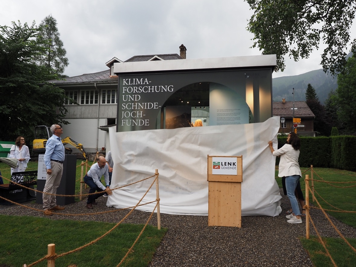 Der «Cube» wurde am 1. August feierlich mit einem Apéro eröffnet.