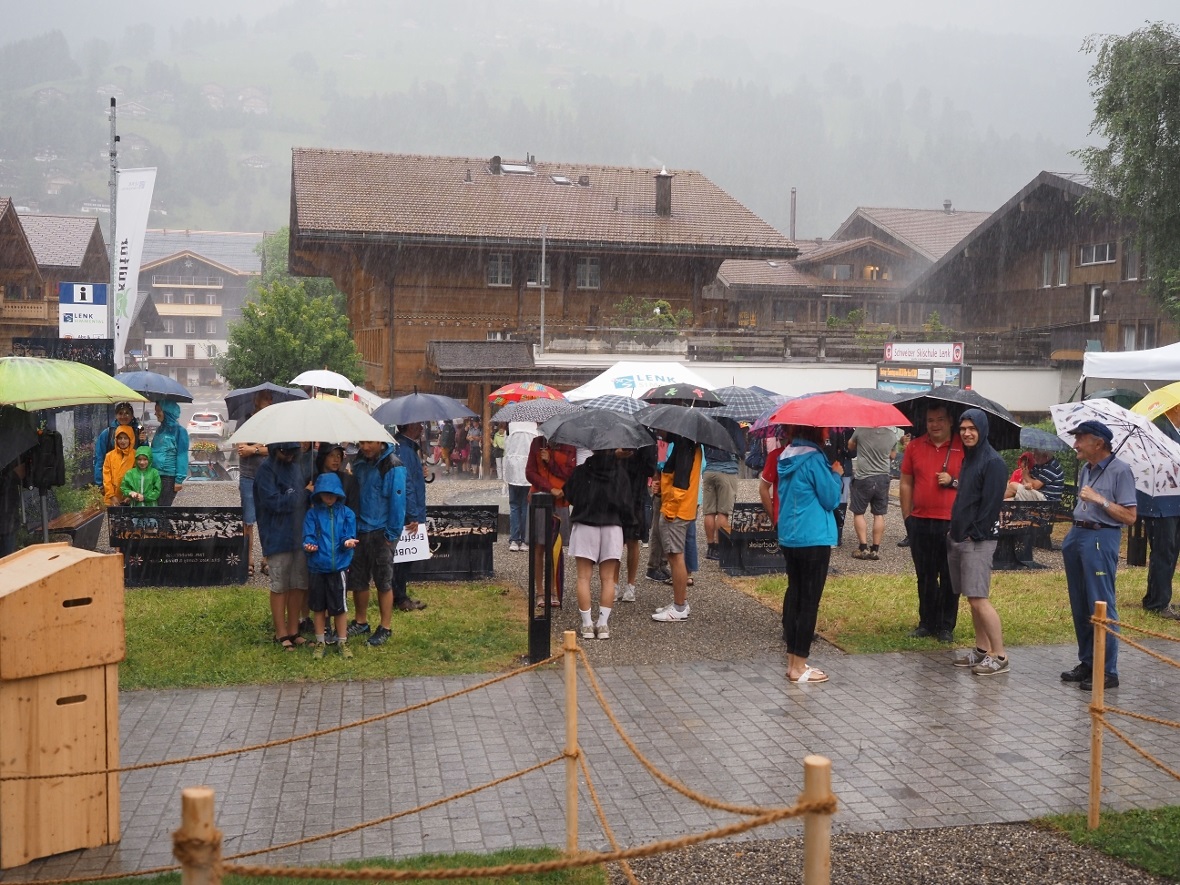 Der «Cube» wurde am 1. August feierlich mit einem Apéro eröffnet.