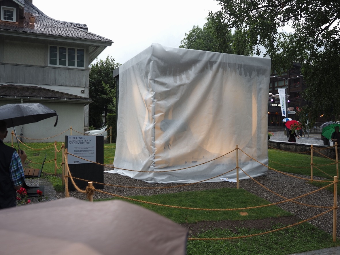 Der «Cube» wurde am 1. August feierlich mit einem Apéro eröffnet.