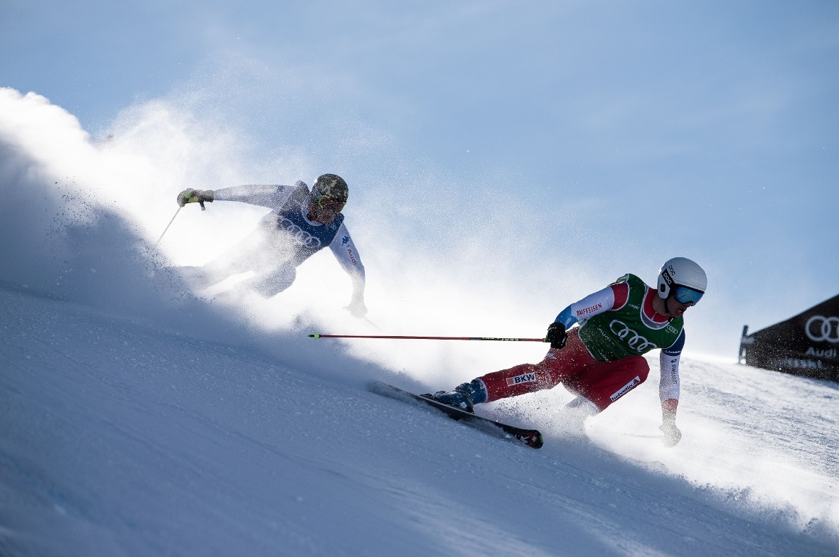 Der Därstettner Gil Martin unterwegs am zweiten EC-Heimrennen an der Lenk.