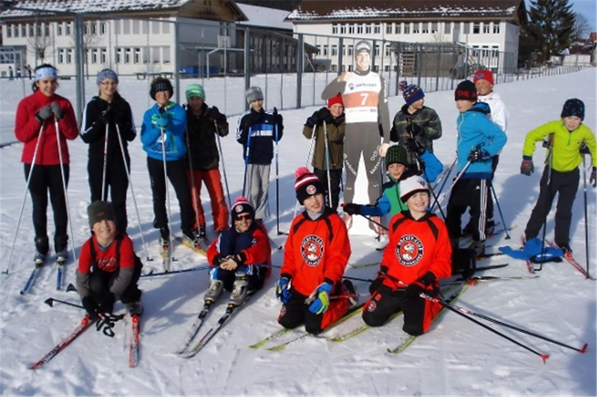Der Dario Cologna Fun Parcours an der Lenk.