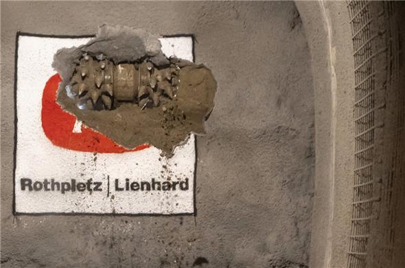 Der Durchbruch war langsam aber effektiv.