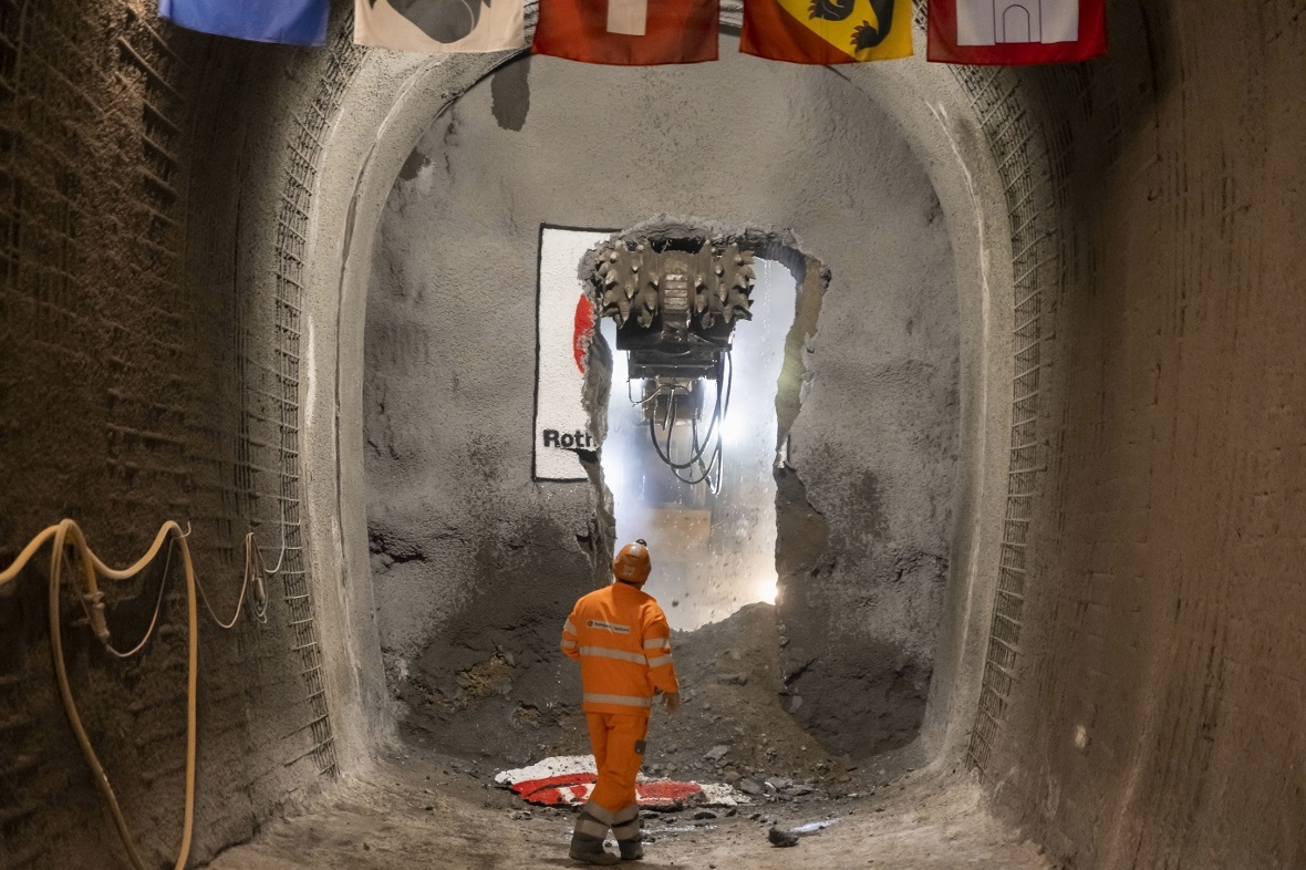 Der Durchbruch war langsam aber effektiv.